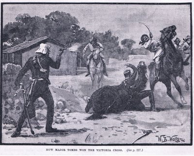 Come il maggiore Tombs vinse la Victoria Cross 1857 d.C. da William Barnes Wollen