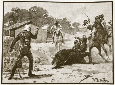 Come il maggiore Tombs ha vinto la Victoria Cross, illustrazione da 