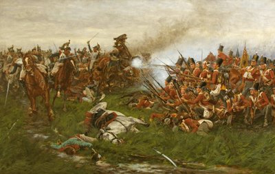 Il 28° (1° Reggimento del Gloucestershire) a Waterloo da William Barnes Wollen