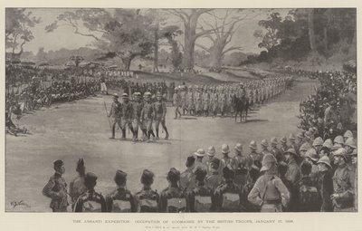 La spedizione Ashanti, occupazione di Coomassie da parte delle truppe britanniche, 17 gennaio 1896 da William Barnes Wollen