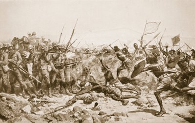 La battaglia di Abu Klea, 17 gennaio 1885, illustrazione da 