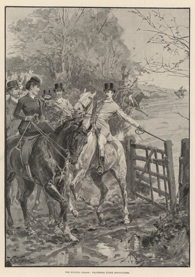La stagione di caccia, cortesia in difficoltà da William Barnes Wollen