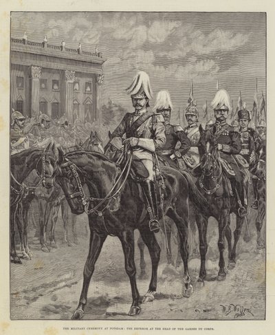 La cerimonia militare a Potsdam, l
