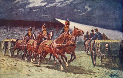La Royal Horse Artillery alla Searchlight Tattoo da William Barnes Wollen