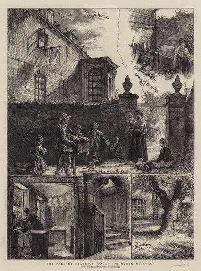 Lo stato attuale della casa di Hogarth, Chiswick da William Bazett Murray