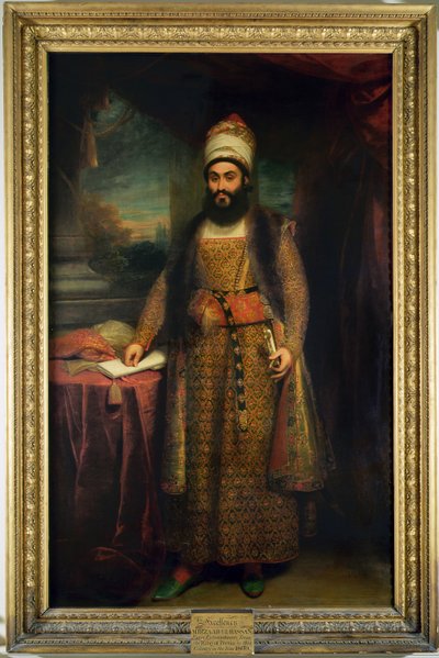 Ritratto di Mirza Abul Hassan, ambasciatore persiano (1785-1880) inviato dal re di Persia in Inghilterra, 1809 da William Beechey