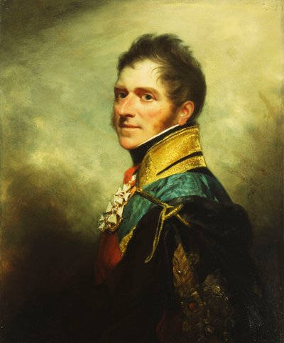 Ritratto di William Henry Paget Marchese di Anglesey, mezzo busto da William Beechey