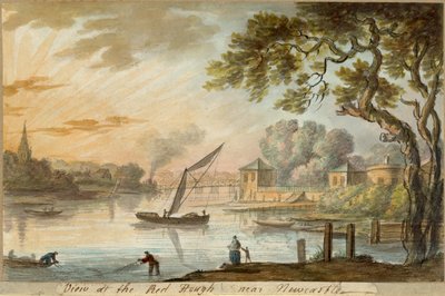 Vista del Red Heugh vicino a Newcastle da William Beilby