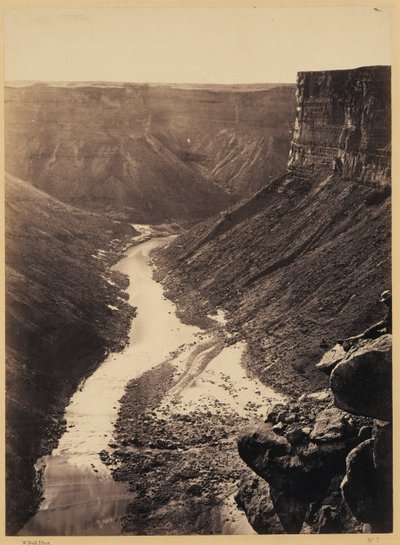 Grand Cañon, fiume Colorado, vicino al Paria Creek, guardando verso ovest da William Bell