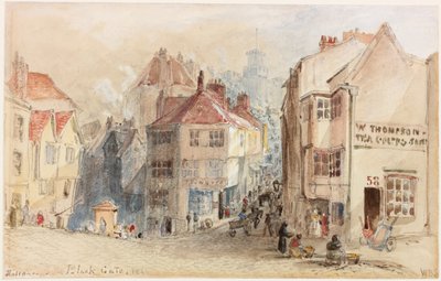 Ingresso alla Porta Nera, Newcastle da William Bell Scott