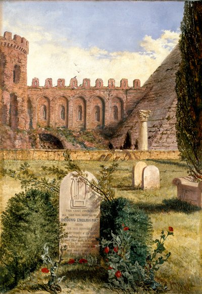La tomba di Keats, 1873 da William Bell Scott