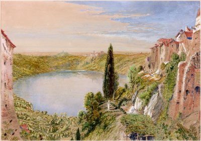 Lago Nemi, 1862 da William Bell Scott
