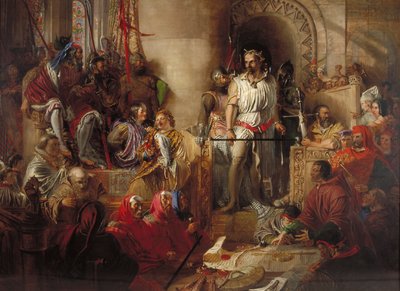 Il processo di Sir William Wallace a Westminster, c1831-1890 da William Bell Scott