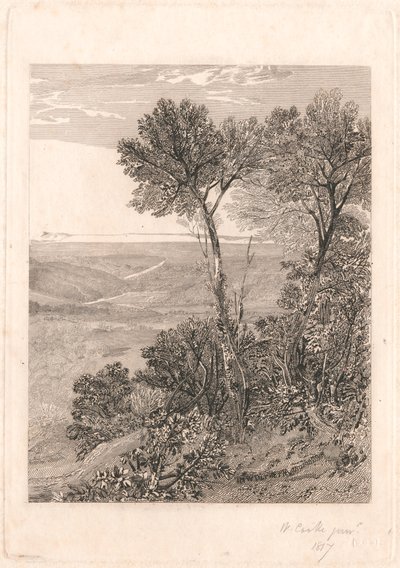 La Valle di Ashburnham, Una Replica della Metà Destra da William Bernard Cooke