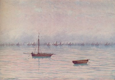 Una flotta di pesca, 1910 da William Biscombe Gardner
