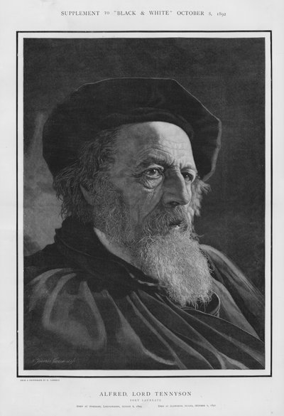 Alfred, Lord Tennyson, Poeta Laureato Inglese da William Biscombe Gardner