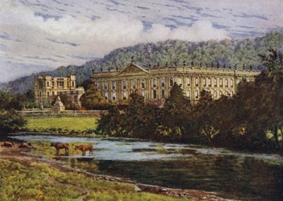 Chatsworth dal Derwent da William Biscombe Gardner