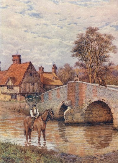 Ponte di Eynsford, sul Darent da William Biscombe Gardner