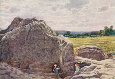 Guardando verso la Valle Felice dalle Rocce sul Comune, Tunbridge Wells da William Biscombe Gardner