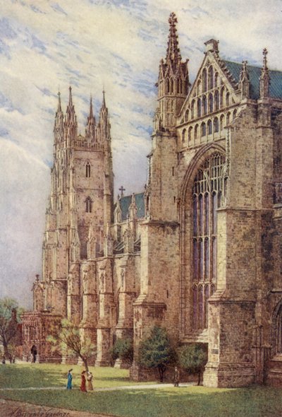 Transetto sud-ovest e Torre di San Giorgio, Cattedrale di Canterbury da William Biscombe Gardner