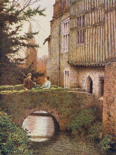 Il lato est di Ightham Mote da William Biscombe Gardner