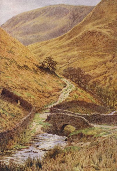 Il vecchio ponte ai piedi della Scala di Giacobbe da William Biscombe Gardner