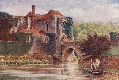 Il vecchio portale e ponte, Castello di Leeds da William Biscombe Gardner