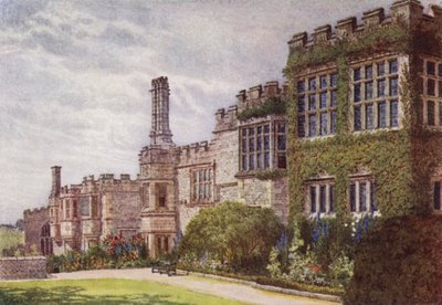 Il Lato Sud di Haddon Hall da William Biscombe Gardner