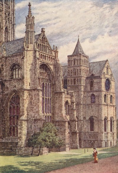 Il lato sud della cattedrale, Canterbury da William Biscombe Gardner