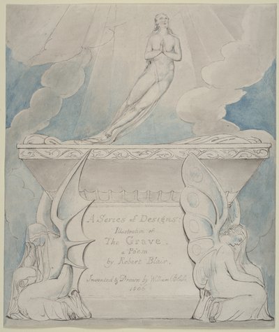 Pagina del Titolo per "La Tomba" da William Blake