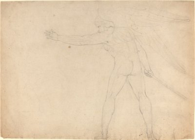 Un angelo guerriero da William Blake