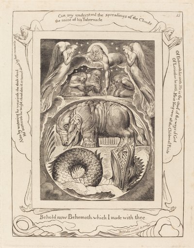 Behemoth e Leviathan da William Blake