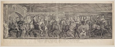 I pellegrini di Canterbury di Chaucer da William Blake