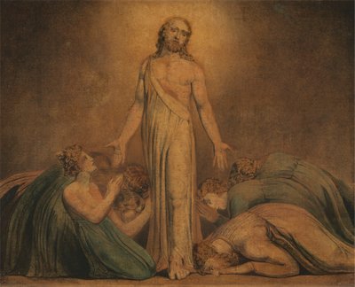 Cristo appare agli apostoli dopo la resurrezione da William Blake
