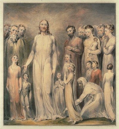 Cristo che guarisce la donna con un