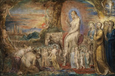 Ingresso di Cristo a Gerusalemme da William Blake