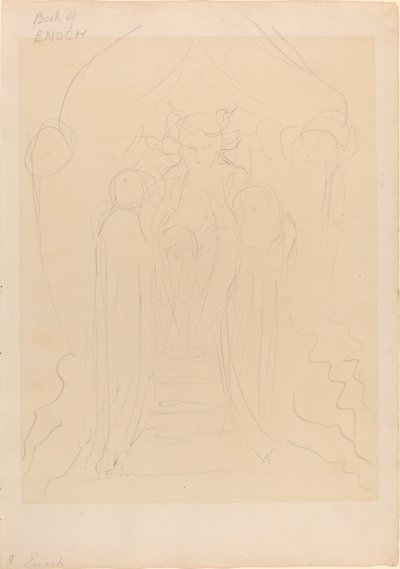 Enoch davanti alla Grande Gloria da William Blake