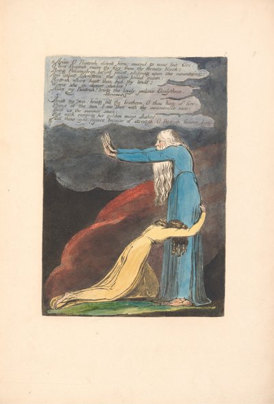 Europa. Una Profezia, Tavola 9, Alzati O Rintrah . . . . (Bentley 11) da William Blake