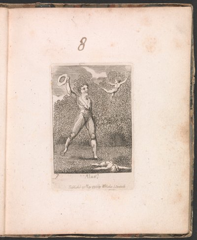 Per bambini. Le porte del paradiso, Piatto 9, "Ahimè!" da William Blake