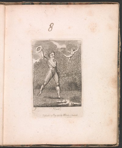 Per Bambini. Le Porte del Paradiso, Tavola 9, Ahimè! da William Blake