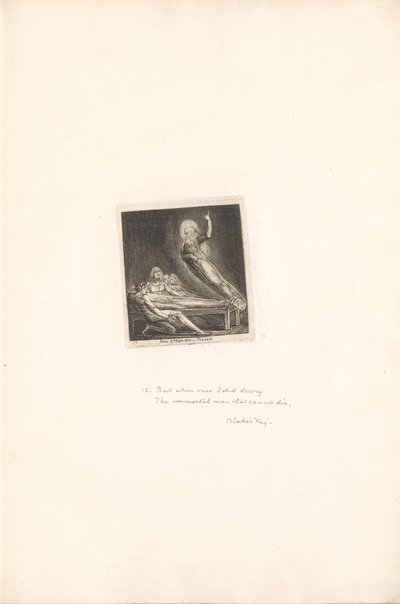 Per i Sessi - Le Porte del Paradiso, Tavola 15, Paura e speranza sono -- Visione da William Blake
