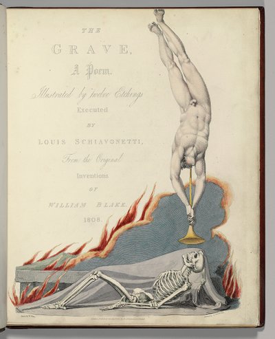 Frontespizio da "The Grave" di Robert Blair, inciso da Louis Schiavonetti da William Blake