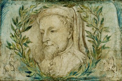 Geoffrey Chaucer, c.1800 da William Blake