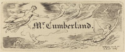 La Carta di George Cumberland da William Blake