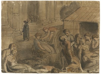 Grande Peste di Londra da William Blake