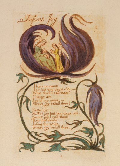 Gioia infantile, da "Songs of Innocence", 1789 da William Blake