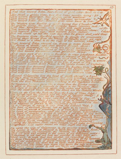 Gerusalemme, Tavola 13 da William Blake
