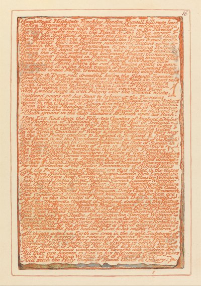 Gerusalemme, Tavola 16 da William Blake