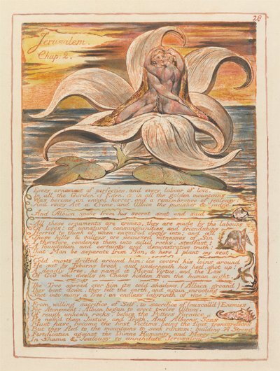 Gerusalemme, Tavola 28, Gerusalemme, Capitolo 2... da William Blake