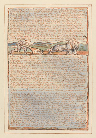 Gerusalemme, Tavola 33 da William Blake